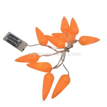 10PCS Carrots String Lights